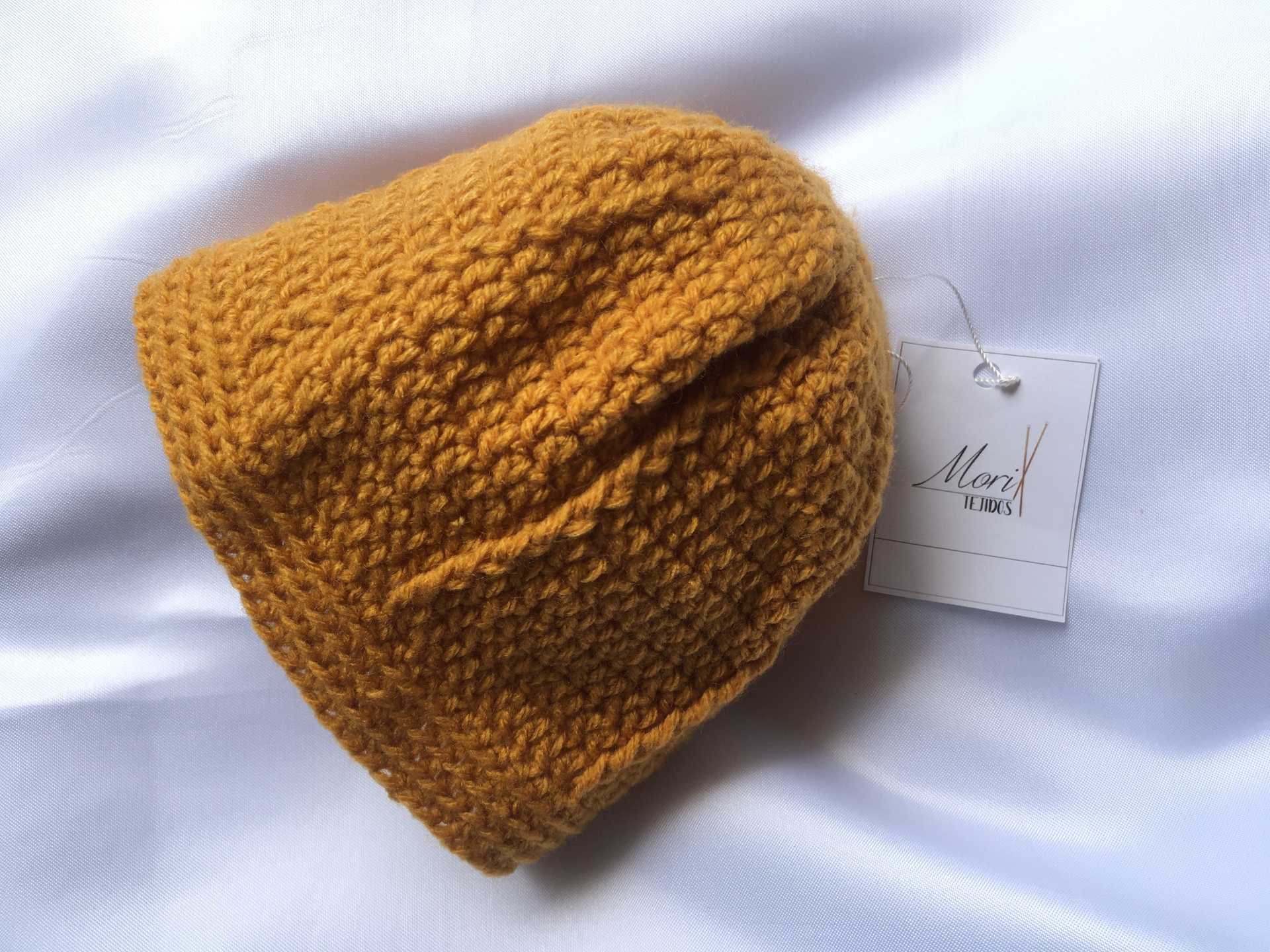 Bebe Gorro Zapato Mostaza