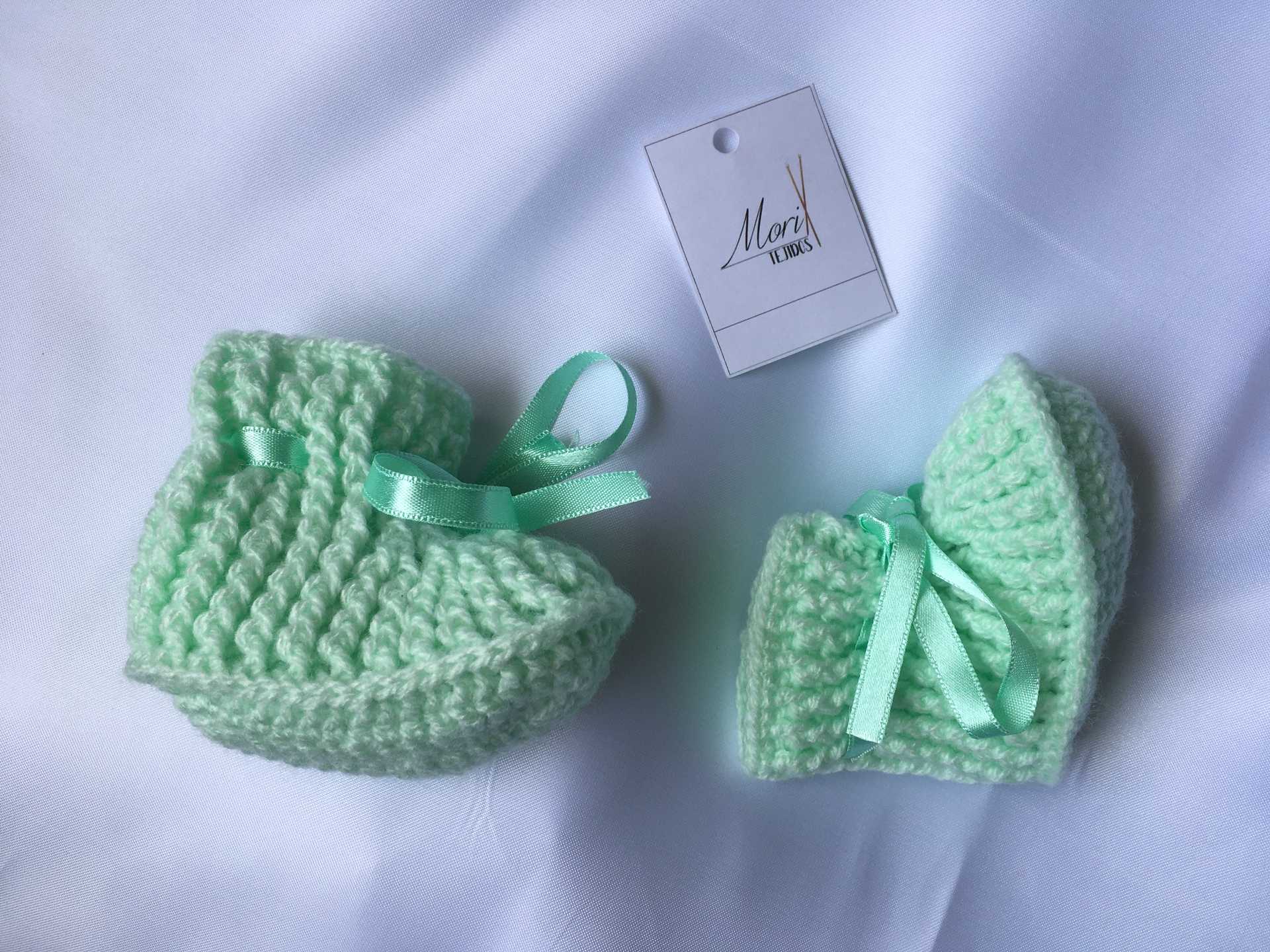 Bebe Gorro Zapato Verde