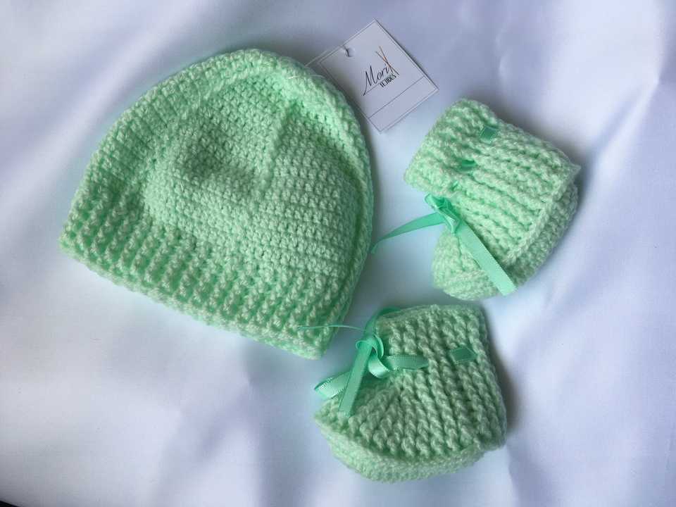 Bebe Gorro Zapato Verde