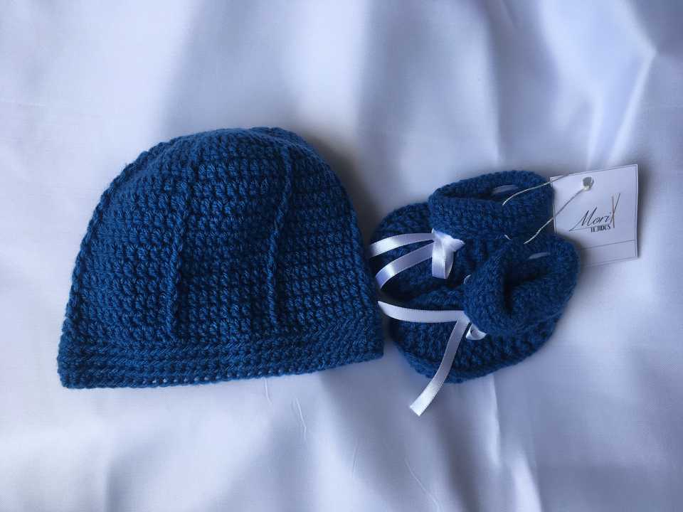 Bebe Gorro Zapato Azul